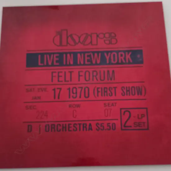 The Doors, Live In New York (Double album)